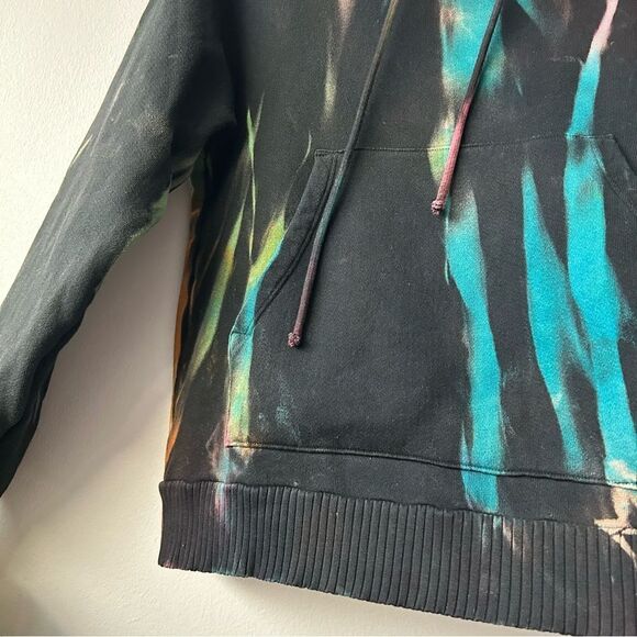 COTTON CITIZEN Oversized Brooklyn Tie-Dye Hoodie Black - Picture 10 of 13